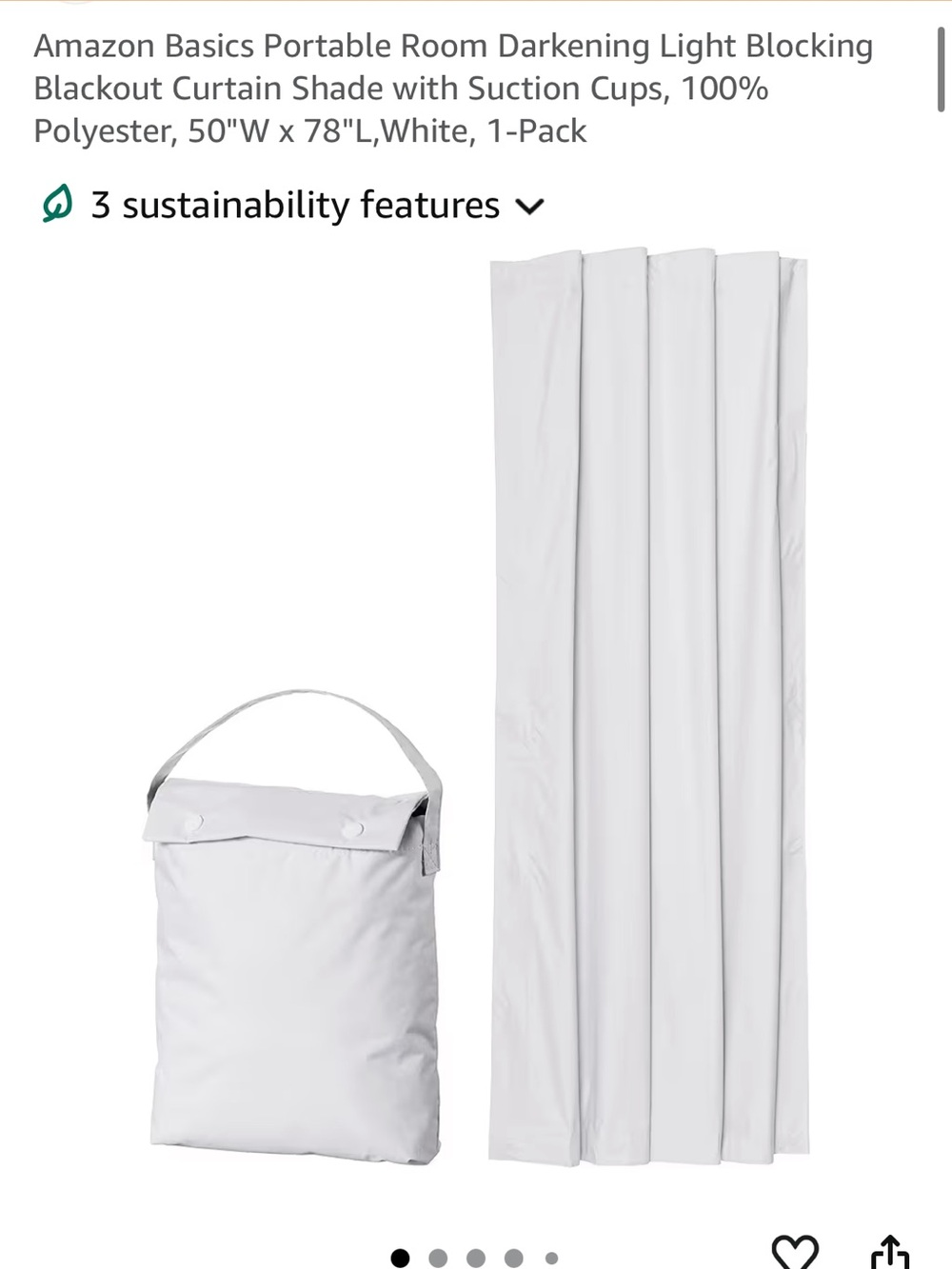 Travel Portable Room Darkening Blackout Curtain Shade toddler blackout curtain